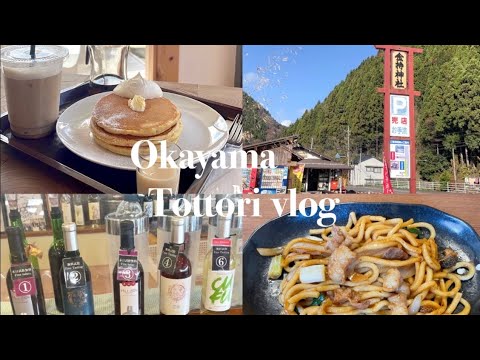 [vlog]日帰り鳥取・岡山観光/鳥取vlog/岡山vlog/金持神社⛩/蒜山/蒜山ワイナリー/道の駅