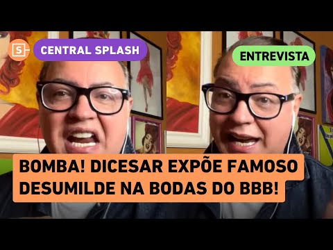 Dicesar expõe climão nos BASTIDORES da chamada especial do BBB 25: 'Fingiu que não viu'