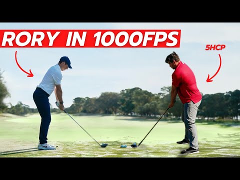 Rory McIlroy's Swing in SLOW MOTION vs 5 HCP's (Can You Spot The 5 Differences?)