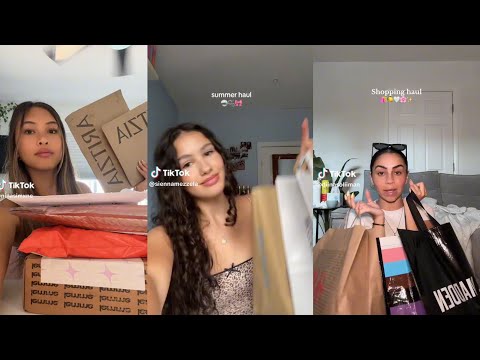 Summer shopping haul - TikTok compilation 🛍️😋