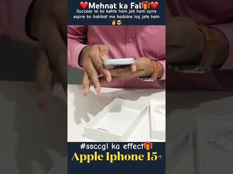 Apple iphone 15+ | SSC CGL KA EFFECT🎁| Success | #sscmotivation #viralshorts