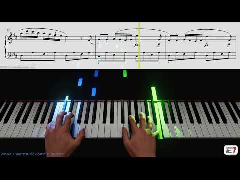 Sonatina No. 6, first movement by Muzio Clementi - Keyboard & Piano Practice Video