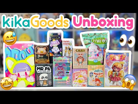 UNBOX KIKAGOODS BLIND BOXES *♡* EMMA, BEANS, PLUSHES, AND MORE!!