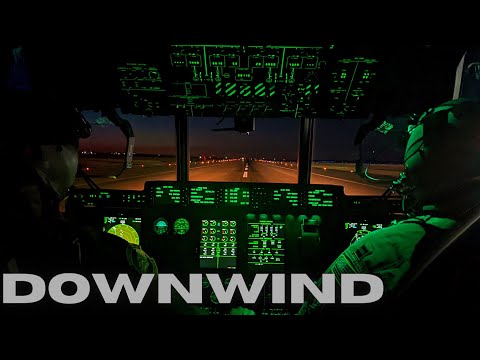 DOWNWIND APPROACH | C-130J LANDING - 4K