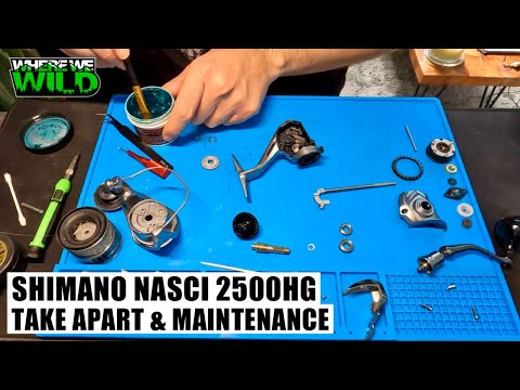 SHIMANO NASCI 2500HG - Take Apart & Reel Maintenance