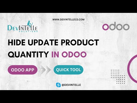 How to Disable/hide Update Product Quantity in Odoo | Odoo Apps