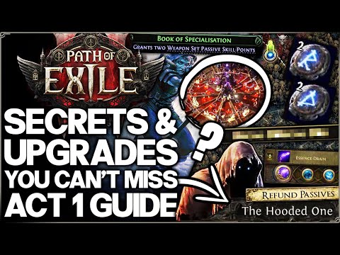 Path of Exile 2 - 19 IMPORTANT Act 1 Tips - Free Skill Points, Best Gear & Permanent Buffs Guide!