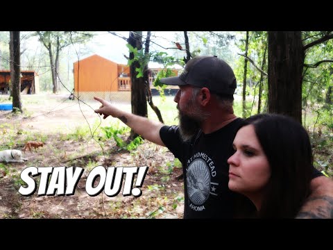 Keeping TRESPASSERS OUT , IT ENDS TODAY! | DIY Shed To House Conversion