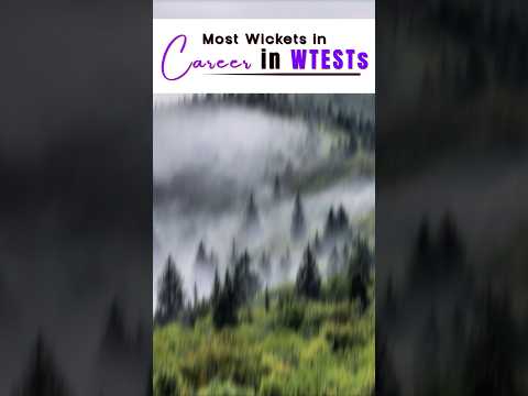 Most Wickets in Women Tests #cricket #cricketnews