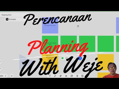 Planning With Weje application ( Perencanaan dengan Aplikasi Weje)