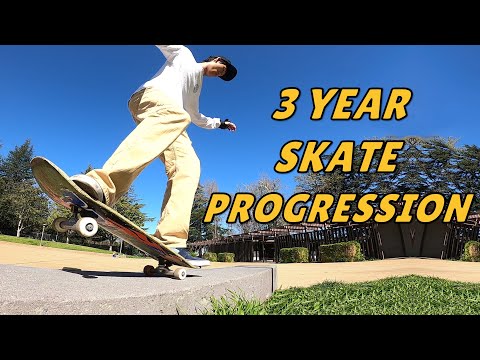 3 Years of Skateboarding Progression