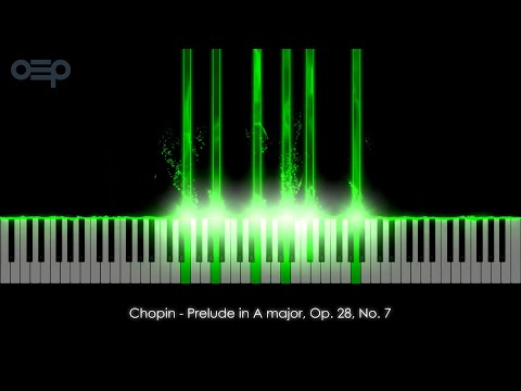 Chopin - Prelude in A major, Op. 28: No. 7