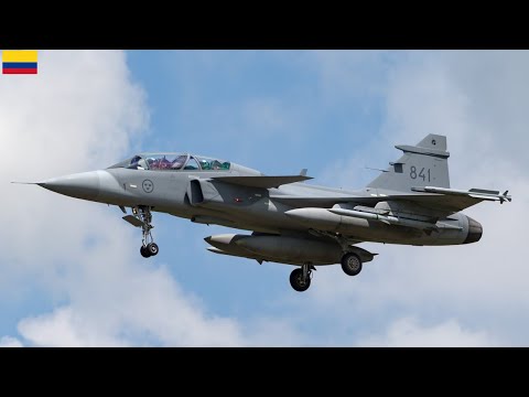 Colombia buys Saab Gripen E multirole fighter jets from Sweden