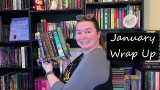 January Wrap Up | StoryGraph Book Stats