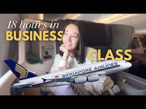 What it's like to fly ✨business class✨ on Singapore Airlines