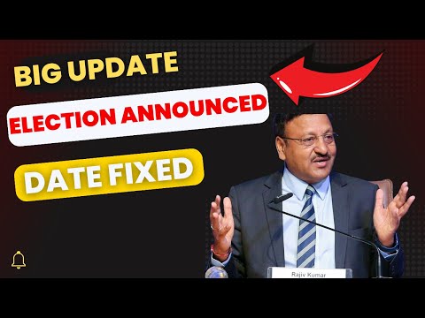 |Breaking Election Announcement Date Fixed| Rajiv CEC| ICAI CA May Exam|