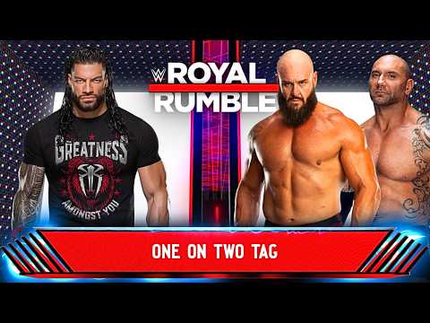 Handicap Match | One on Two | WWE Royal Rumble 2024