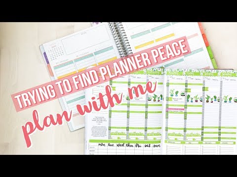 Trying To Find Planner Peace