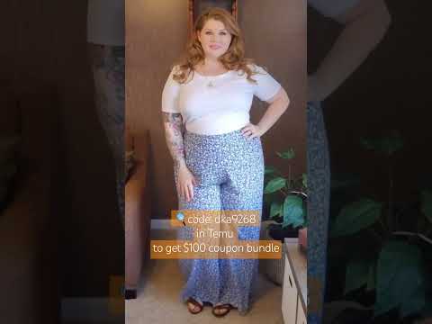 Temu Plus-Size Spring Fashion Haul #temuplussize #temuhaul #temuspring