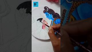 Mata Parvati painting 🙏🌸 #shorts #mataparvati #acrylicpainting #art #youtubeshorts