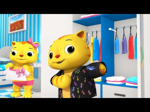 Two Kittens Dress Up for a Party! 🎉😺 | Fun Baby Songs | Classic Baby Songs