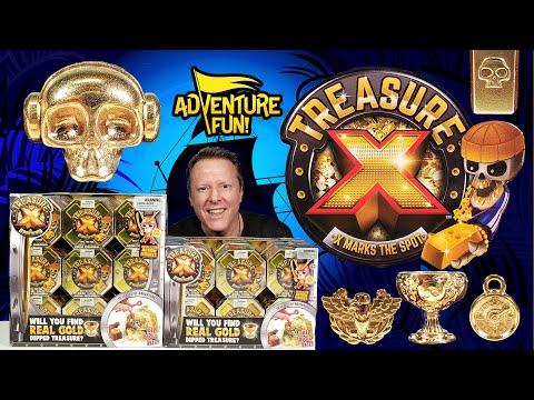 24 Treasure X Gold Hunters Series 1 – We Found REAL GOLD! Adventure Fun Toy review!