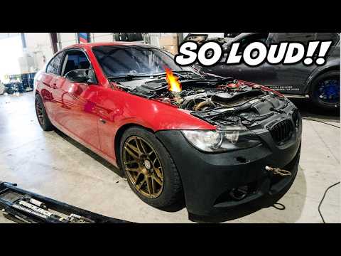 Single Turbo BMW 335i With The HOOD EXIT Exhaust! First Drive