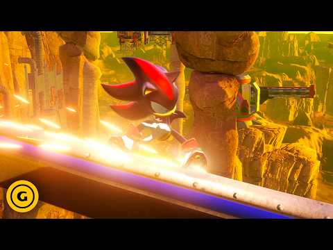 Sonic X Shadow Generations - Rail Canyon High Level Gameplay