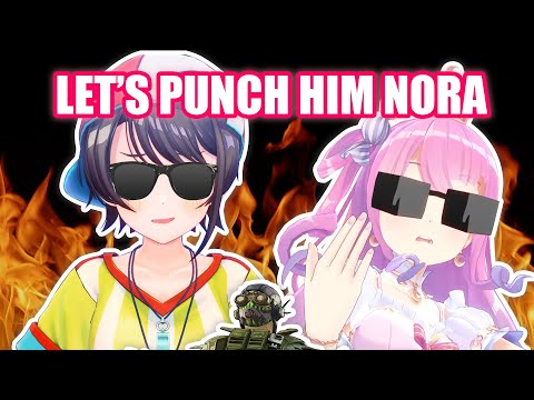 Subaru and Luna Lands on the Champion and Punches him to Death 【Hololive English Sub】