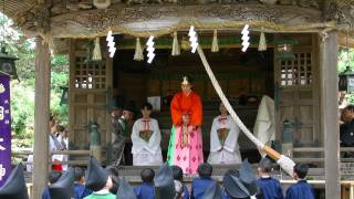 紙祖神 ： 岡太・大瀧神社「紙と神のまつり」２日目（平成22 年5月4日）