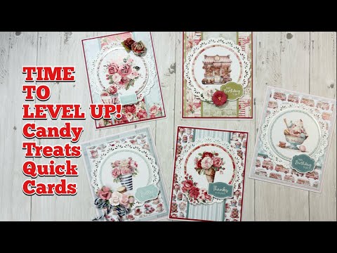 Candy Treats Quick Cards TUTORIAL | Paper Rose