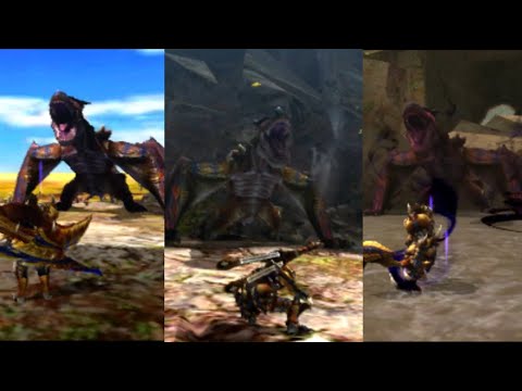 【MH4G】通常個体と狂竜化個体の咆哮・鳴き声比較集