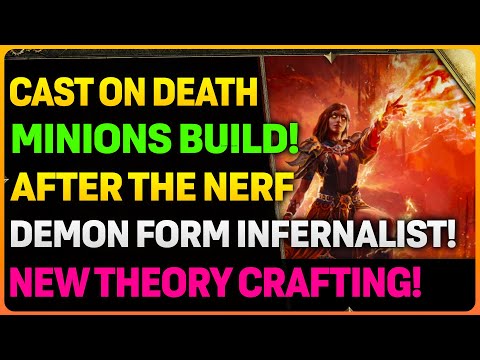 HOW TO USE Cast On Minion Death In Summoners Builds! | Infernalist Demon Castor?!!