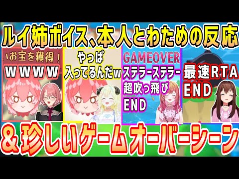 お宝マウンテンのルイ姉の面白ボイス、本人とわための反応&レアな予想外の終わりになる莉々華社長とそらちゃん【ホロライブ 切り抜き】【鷹嶺ルイ 角巻わため 一条莉々華 ときのそら】