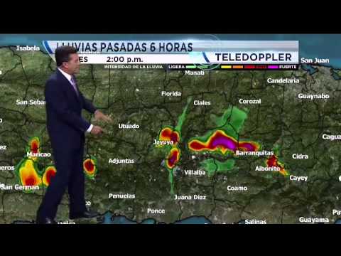 Cae granizo en la montaña