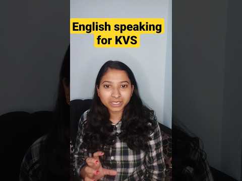 English For KVS interview #shorts #kvs #exam #viral #success