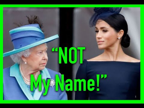 NOT MY NAME! - LATE QUEEN FUMING at MEGHAN COPYRIGHTING BELOVED NICKNAME LILIBET. TRUTH OUT AT LAST!