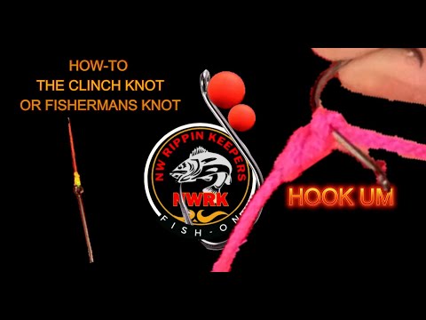 Clinch Knot, HOW-TO TIE, EP1, Fishing Knots. #fishing #fishingtechniques #knots #catchingfish #fish