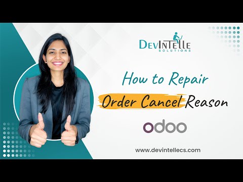 How to Repair Order Cancel Reason in Odoo | Cancel Repair Reason in Odoo