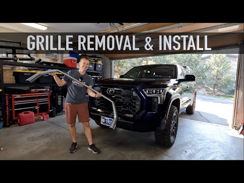 2022 Tundra Chrome Delete | Grille Surround | How to Remove & Reinstall