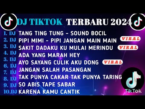 DJ TIKTOK TERBARU 2024 || DJ TANG TING TUNG || DJ PIPI MIMI || DJ SAKIT DADAKU KU MULAI MERINDU