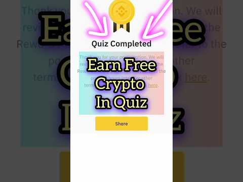 Earn Free Crypto in 💁 Quiz|    How to earn Free Crypto #freecryptobestairdrops #howtoearnmoneyonline