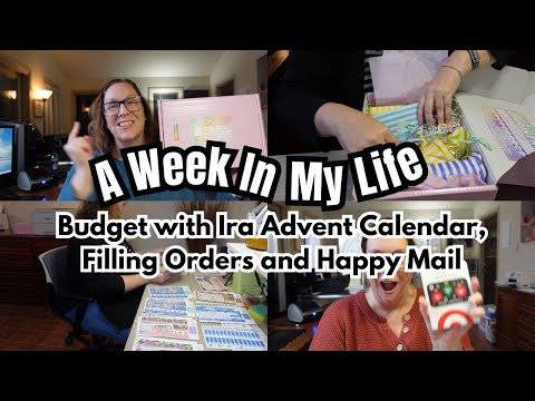 Vlog: The Budget with Ira Advent Calendar, Filling Sticker Orders in My Etsy Shop, and Happy Mail