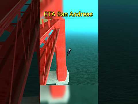 RED BRIDGE BIKE STUNT PT 493 GTA SAN ANDREAS #gtasanandreas #shorts