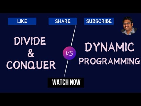 Differences Between Divide & Conquer and Dynamic Programming  || Design and Analysis of Algorithms