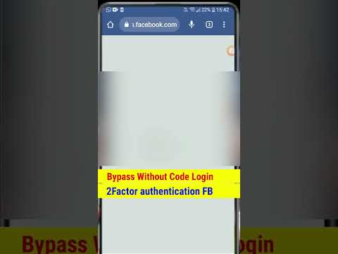 How to Solve Two Factor Authentication Facebook Problem 2023 || Bypass 2Factor FB  Account  #Shorts