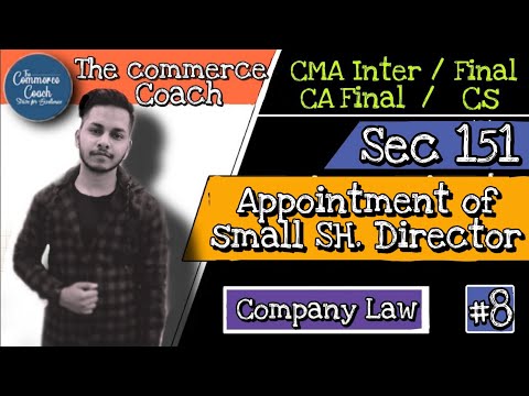 08 small shareholders under companies act 2013 - English CMA inter | CMA final | CA final | CS