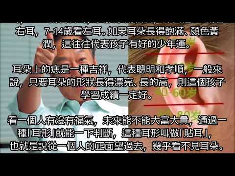 【招財風水】耳朵上如果有「這個」，註定你一生富貴！快看你耳朵上有沒有？