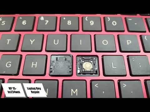 HP 15 bs234wm Laptop How to Key Cap Repair