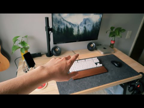 Building my custom minimal desk... (DIY)